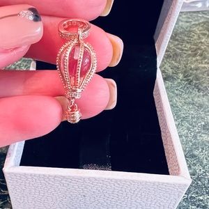 Pandora Sparkling Pink Hot Air Balloon Dangle Charm